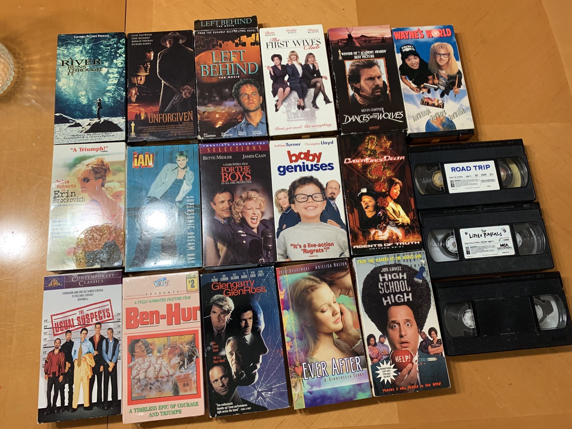 Collection of VHS Movies vintage vhs set of 19 pick up in Coral Springs 33071
