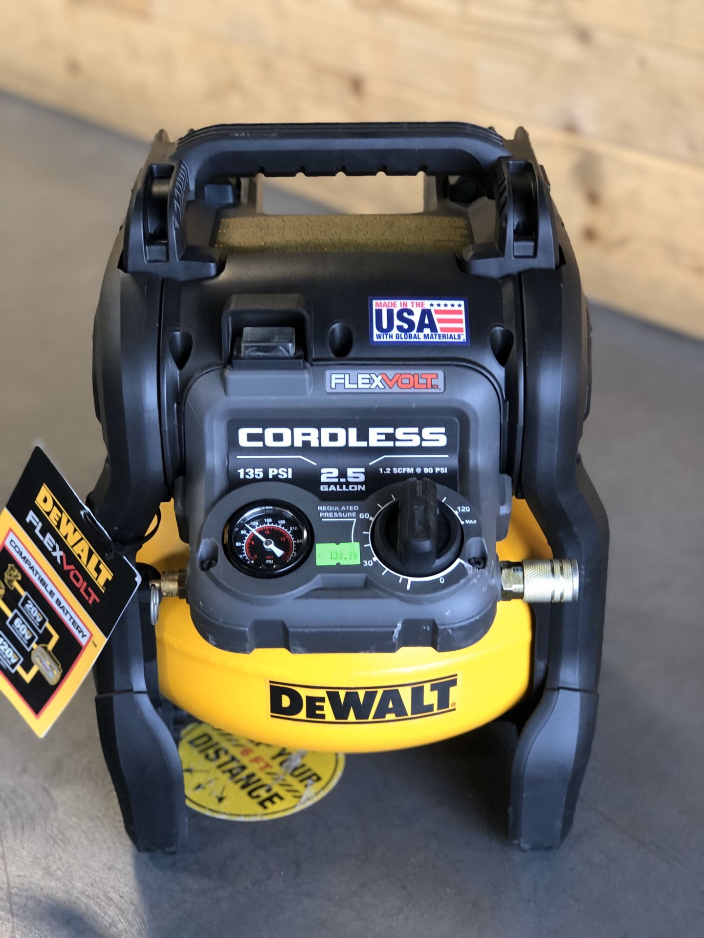 DeWALT 60v Cordless Air Compressor Tool Only for Sale in Garden Grove