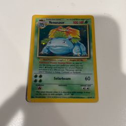 Venusaur Base Set