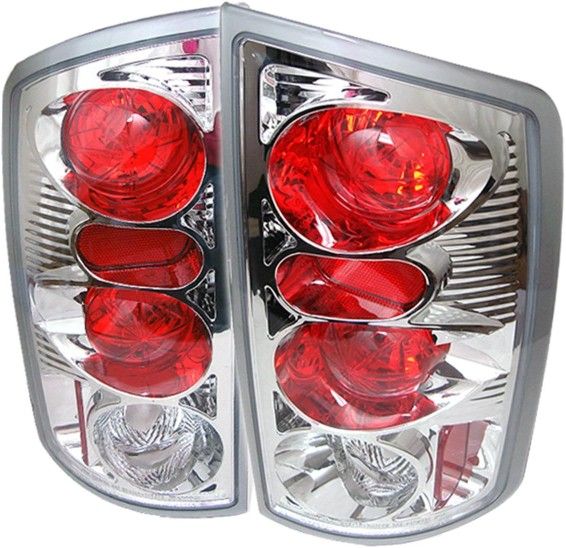 NEW In Box - Pair of Altezza Euro Clear Chrome Tail Lights for 02-06 Dodge Ram Trucks!