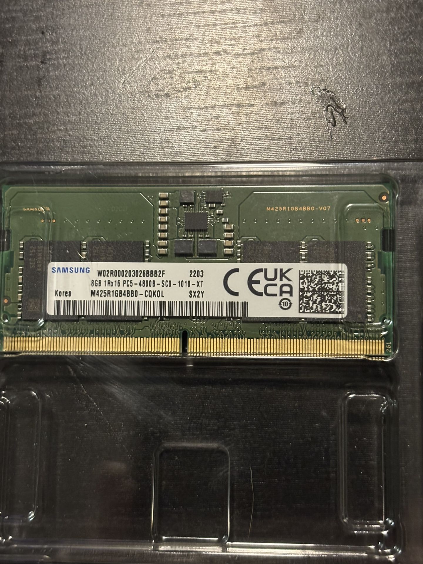 8gb DDR5 4800mghz Laptop Ram