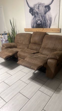 Brown couch