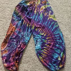 Pants Tie Dye Small 