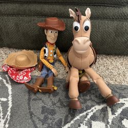 Toy Story Woody And Bullseye 