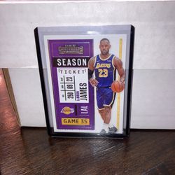 Lebron James Panini Season Ticket 