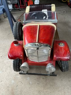 Wooden electric car
