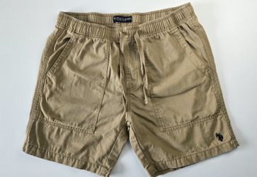 U.S. Polo Assn. Chino Shorts, Cotton Drawstring Pockets Men L (11C411) (COD0196)