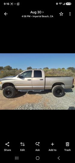 2004 Dodge Ram 2500 Quad Cab SLT Laramie 4 dr  61/4 Bed