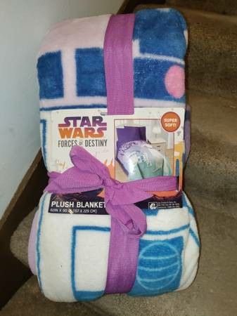 Star Wars plush blanket 62" x 90" Brand New! 