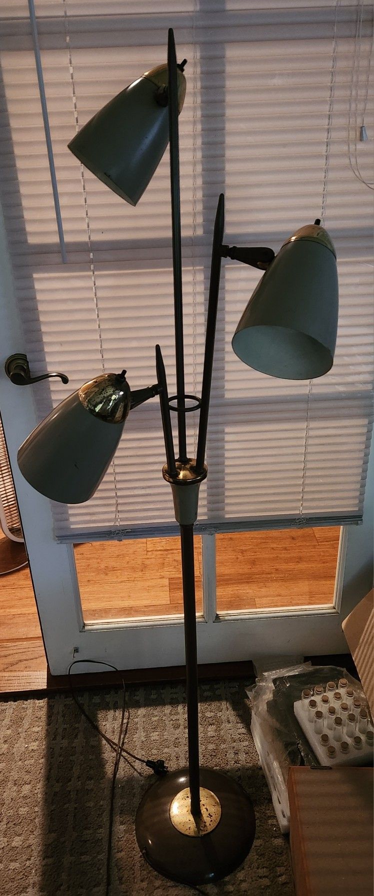 mid century modern floor lamp