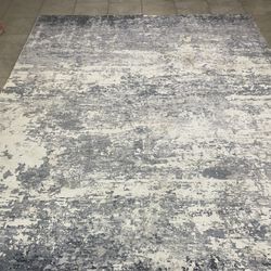 Abstract Style 9x12 Washable Area Rug 