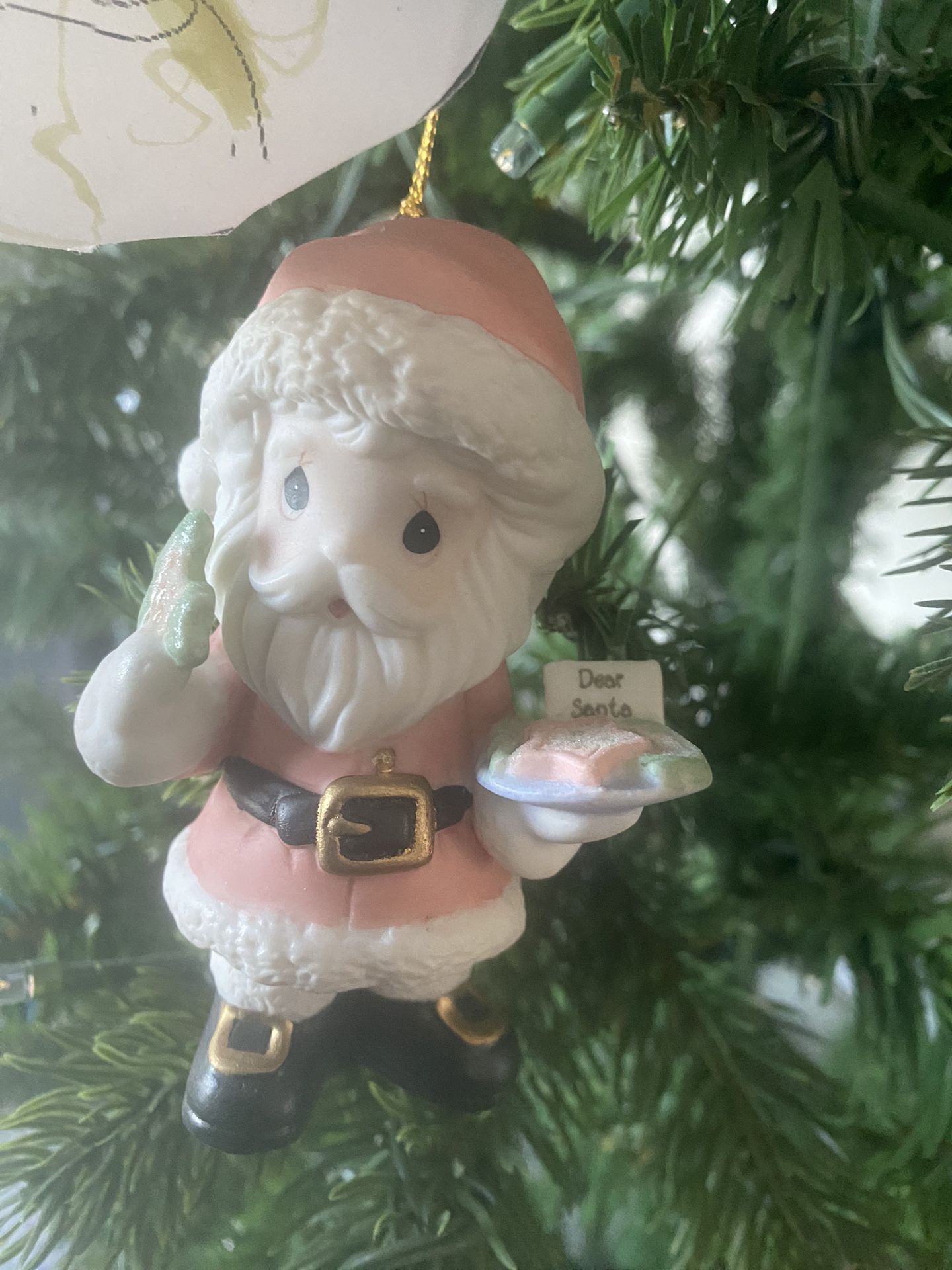 Precious Moments Santa Christmas Ornament