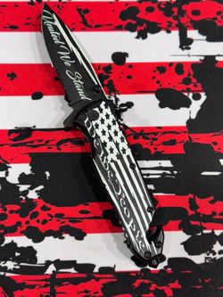 Brand New Patriotic Tactical Folding Knife – Assisted Open