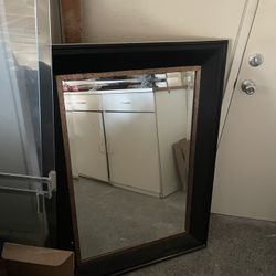 34 * 46 Mirror with Black Frame