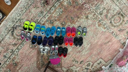 Infant to six month old baby shoes like New text me for a price