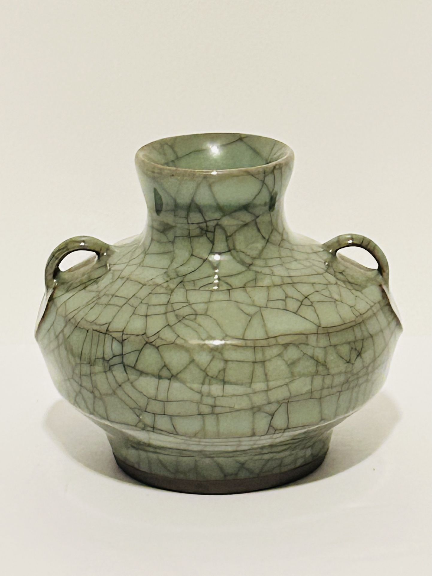 Chinese Celadon Crackle Glazed Vase