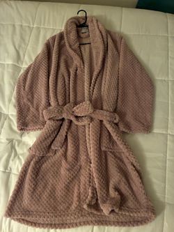 Super soft ladies pink robe