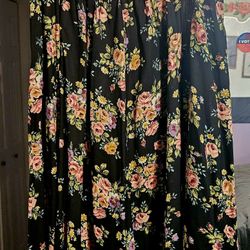 Plus Size Two-piece Floral Skirt Set