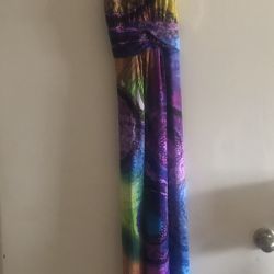 Full Length Sundress Colorful