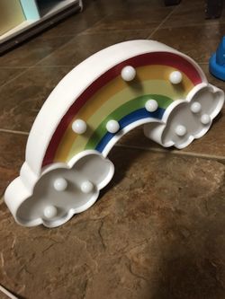 Light up rainbow room decor $5 ... upland area