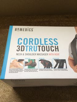 HoMedics Cordless 3D Tru Touch Neck & Shoulder Massager with Heat