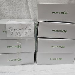 Dexcom G6 3 pack sensor continous mointor New in sealed box