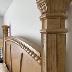 Cal King Bed & Armoire