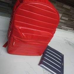 Tech Gear Puffer Backpack and Binder Pouch (Pencil Bag) NEW