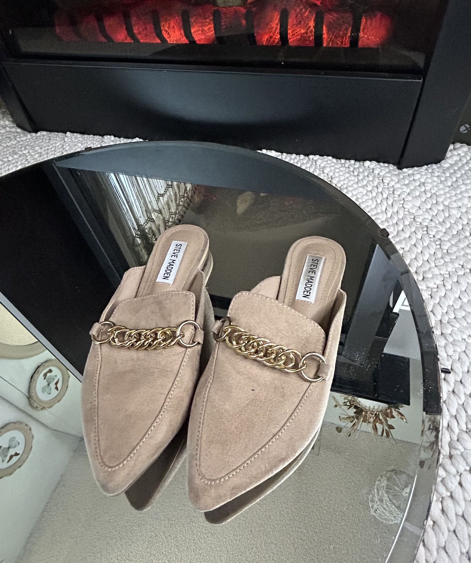 Steve Madden Foreseen Mules Tan
