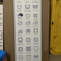 Laundry Metal Large/Tall Sign 