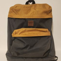 Vans Metro Asphalt/Sudan Brown School Pack Backpack Pre-Owned Good Condition