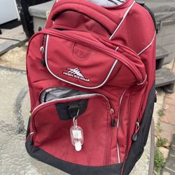 High Sierra Rolling Backpack