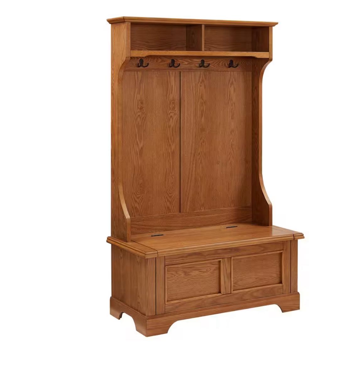 Campbell Oak Hall Tree by Crosley Furniture