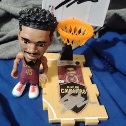 Donovan Mitchell Lamelo Ball Autograph Signed Figures NBA Cavaliers Hornets 