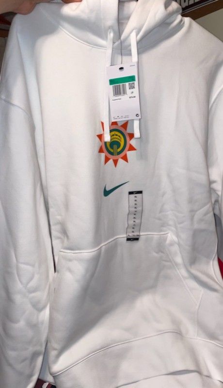 New Nike Men's 2023 24 City Edition San Antonio Spurs Club Pullover Hoodie