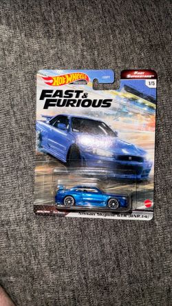 Hot Wheels Fast & Furious Nissan Skyline GTR BNR34
