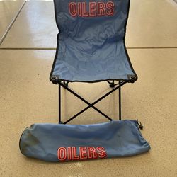 Houston Oilers fold up chair - Rare!!