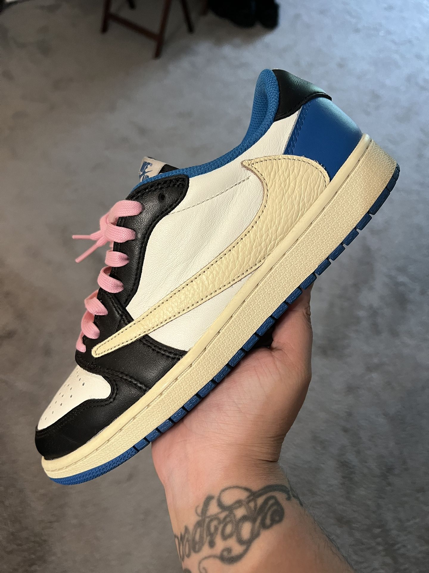 Jordan 1 Low Fragment Travis Scott