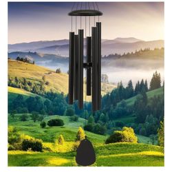 Wind Chimes black new 