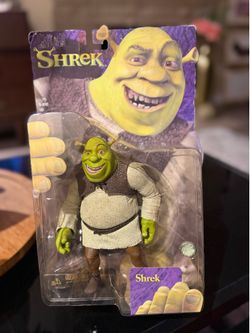 SHREK Movie Action Figure With Onion Dreamworks McFarlane Toys 2001 New Sealed