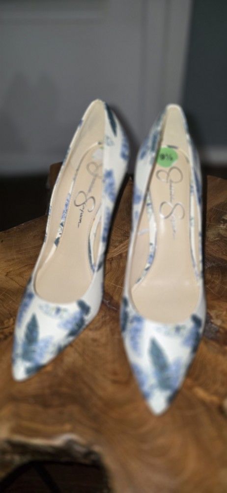 Jessica Simpson Floral Heel