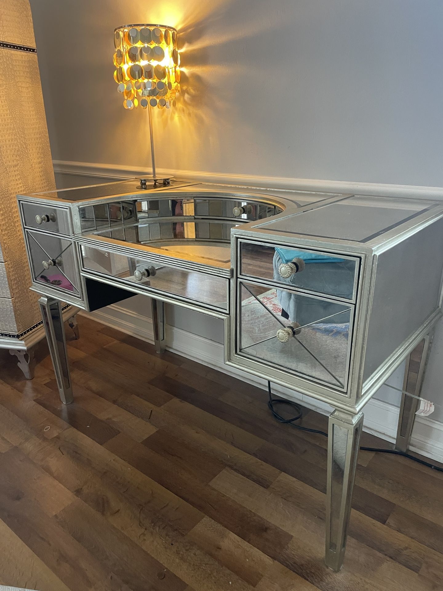 Mirrored Desk/Vanity