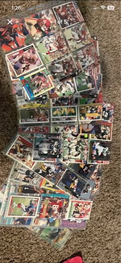 Large Lot of NFL Football Trading Cards