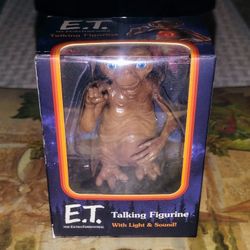 E.T. Talking Figurine With Light & Sound (Brand New) Retail $14.95