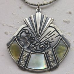 TRUE ART DECO WITH RARE ABALONE 