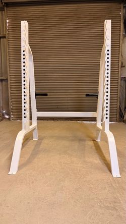 Commercial grade squat rack/ bench rack