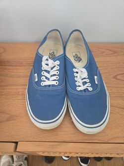 Vans shoes size 10 Navy blue