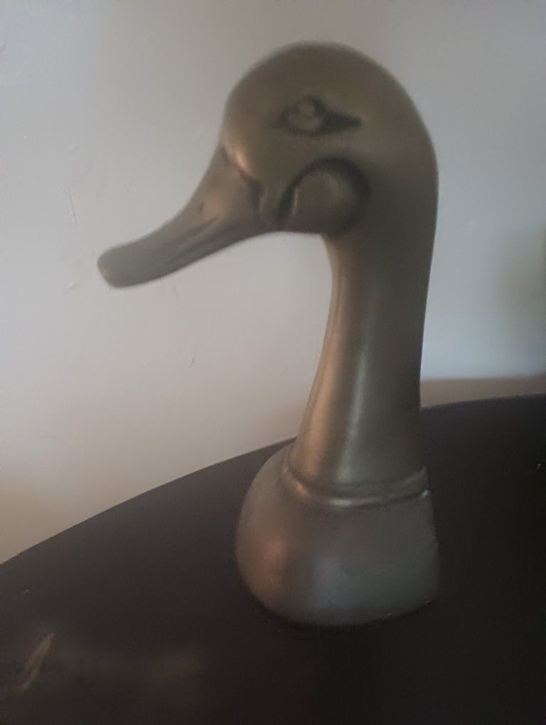 Vintage Solid brass duck