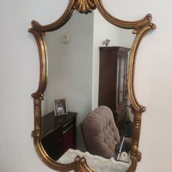 Large Gold Mirror