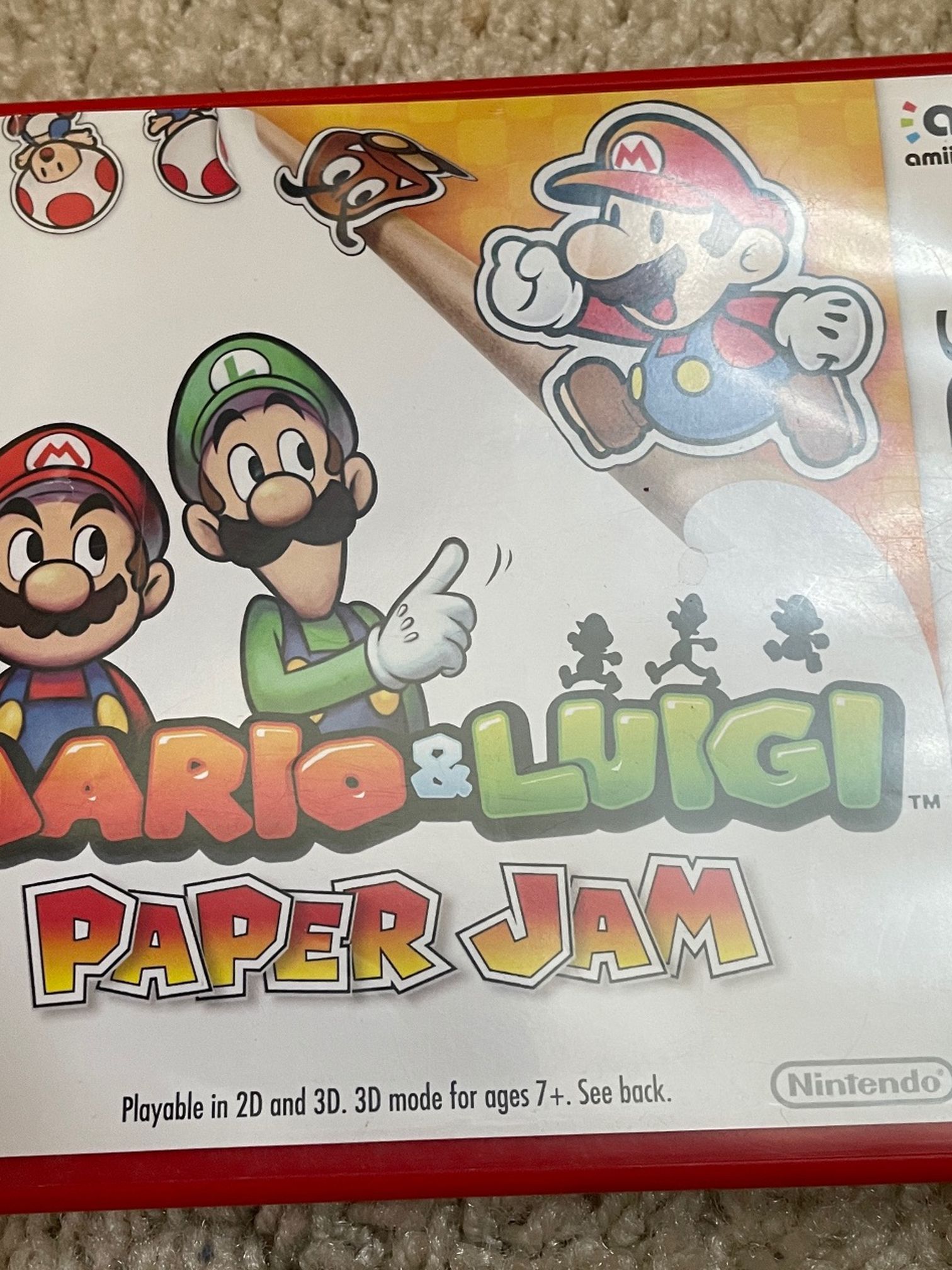 Mario & Luigi Paper Jam